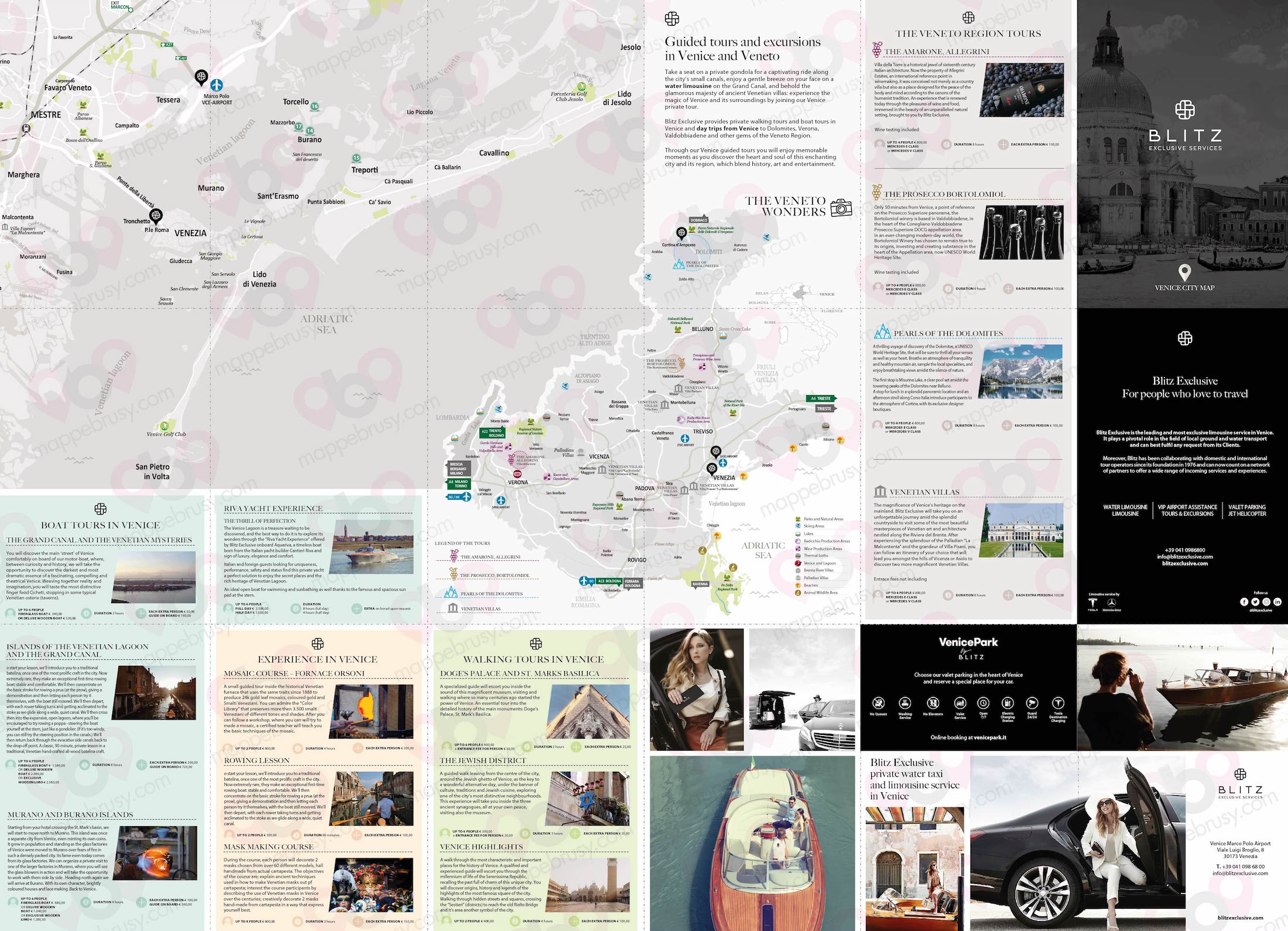 Mappa Grande personalizzata di Venezia per Blitz