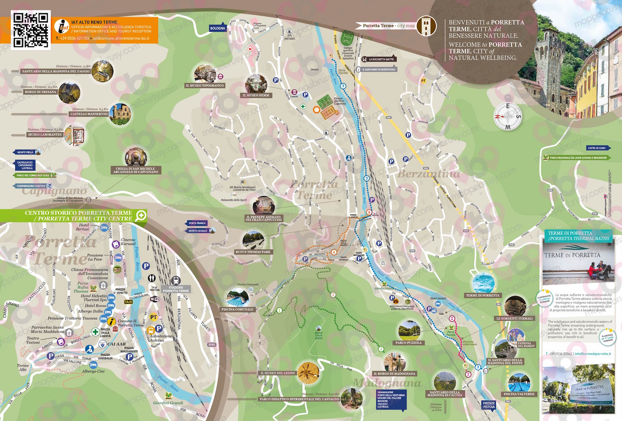 Mappa Grande personalizzata per Porretta Terme